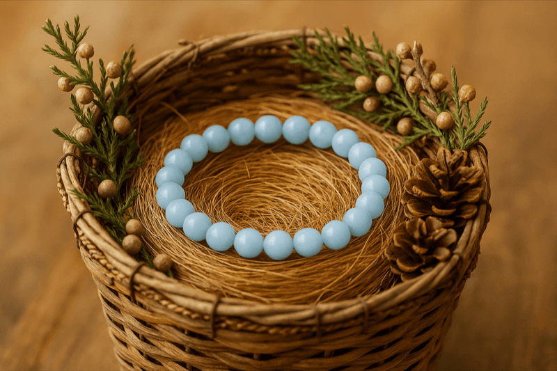 Aquamarine Crystal Bracelet 5