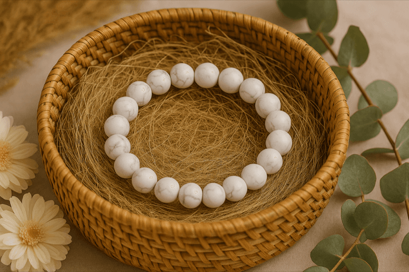 Howlite Crystal Bracelet 5