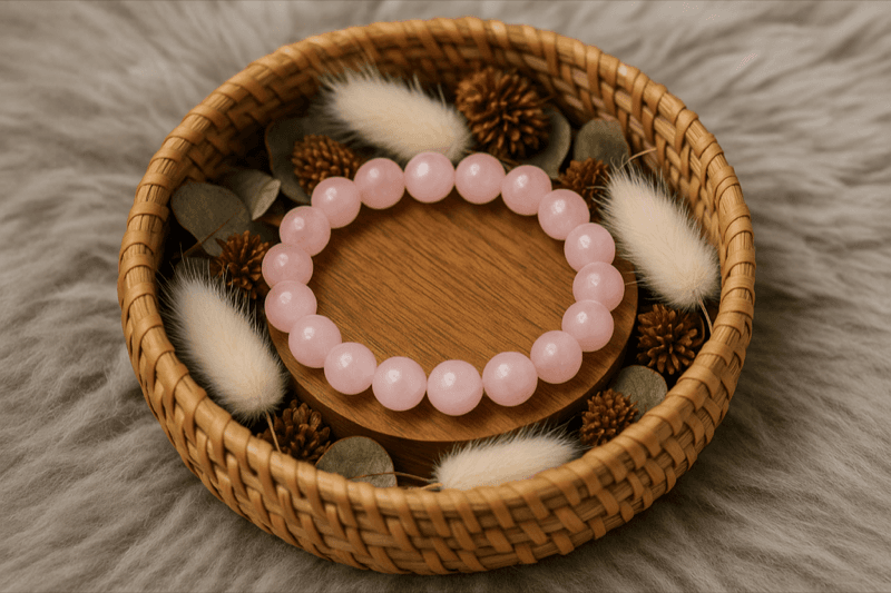 Rose Quartz Crystal Bracelet 6