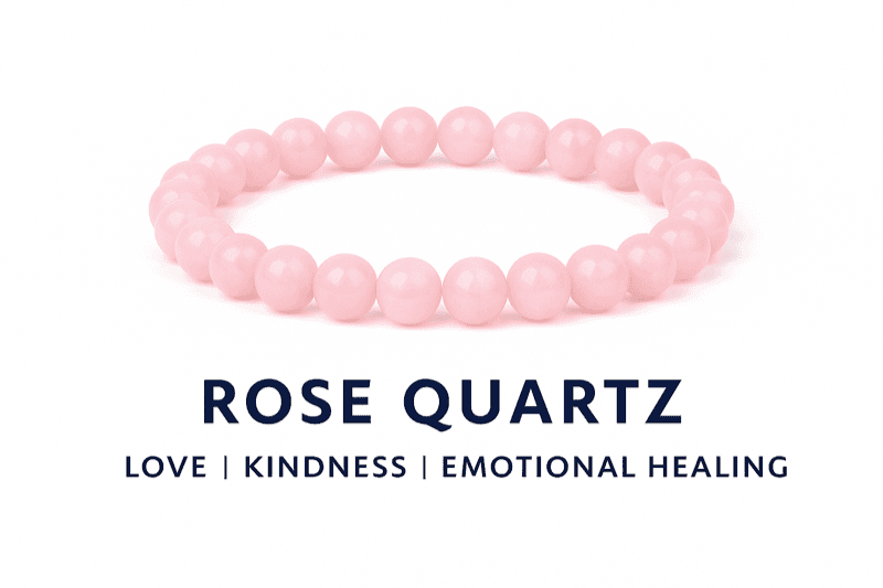 Rose Quartz Crystal Bracelet