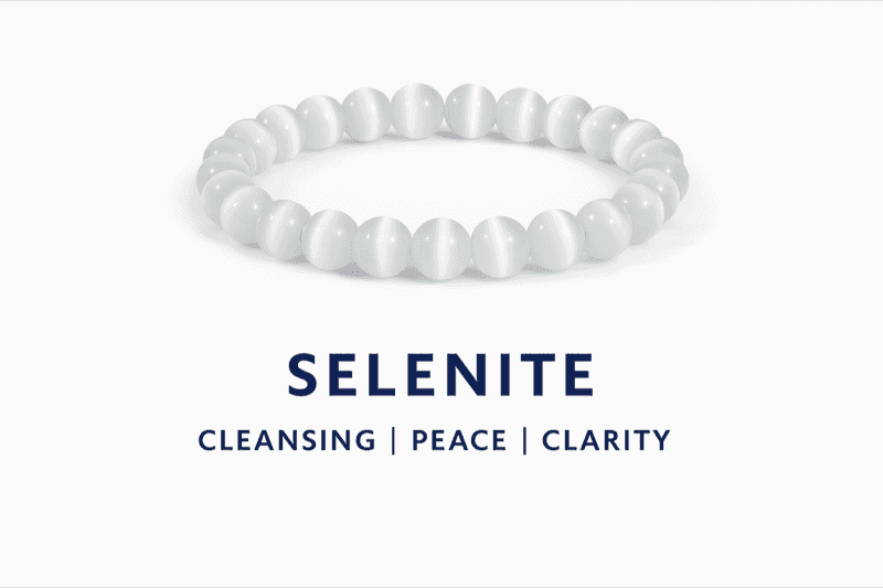 Selenite Crystal Bracelet