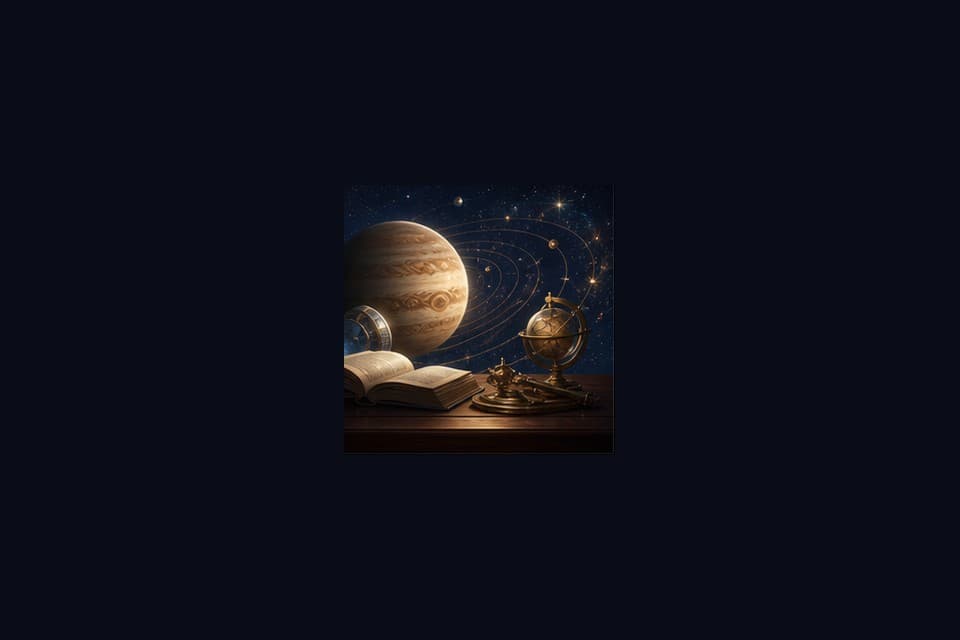 Astrology chart artwork for educational media