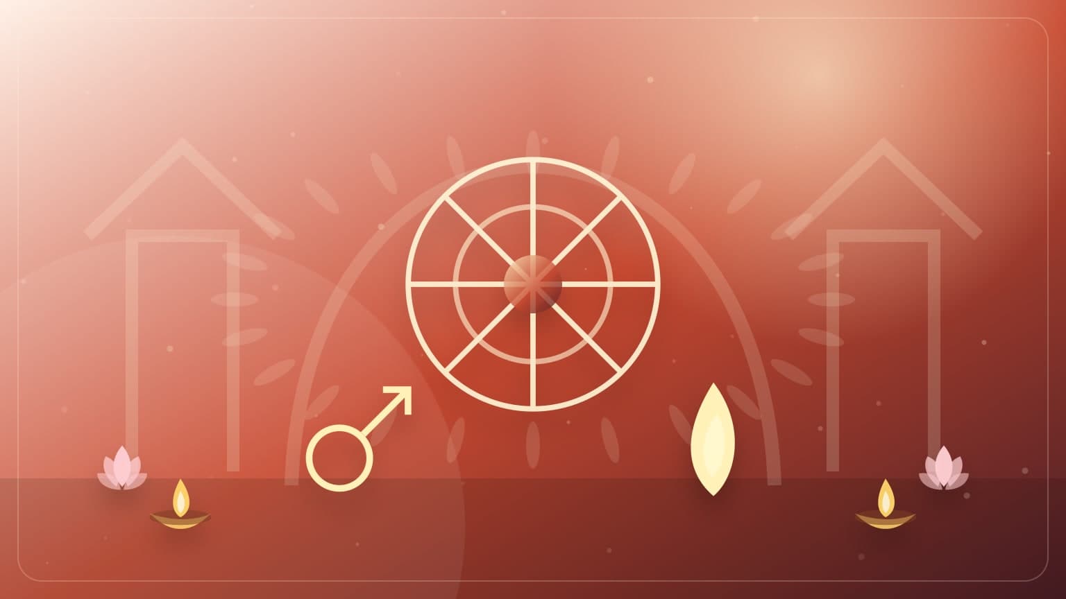 A Mars in Cancer transit cover with Mars symbol, Vedic chart, and protective tones.