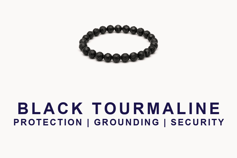 Black Tourmaline Crystal Bracelet