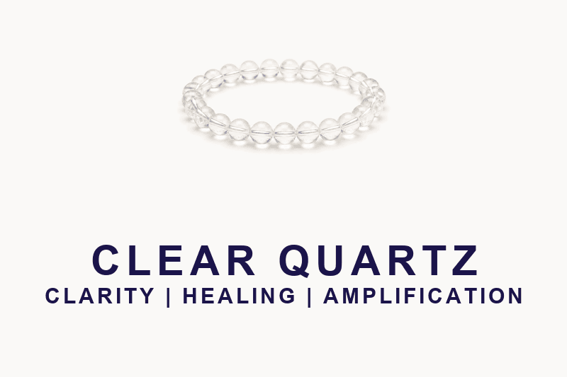 Clear Quartz Crystal Bracelet
