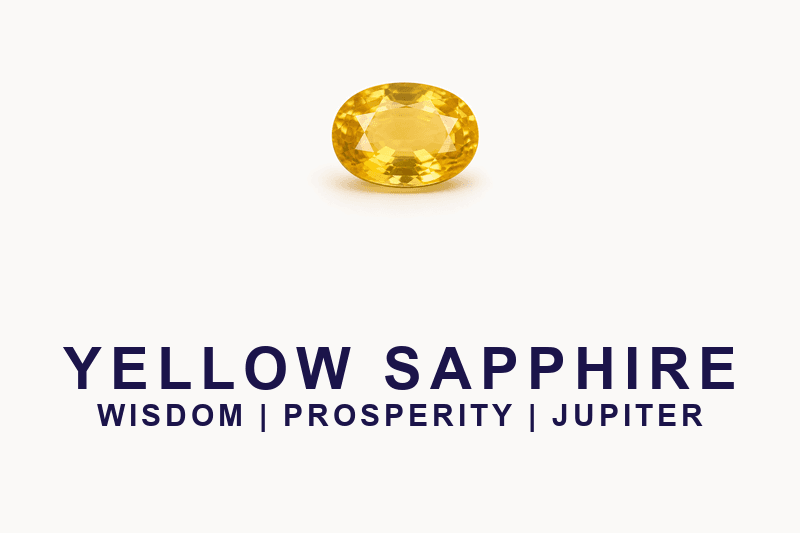Certified yellow sapphire gemstone for Vedic remedy guidance