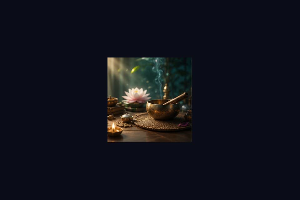 Meditation and mantra practice setting
