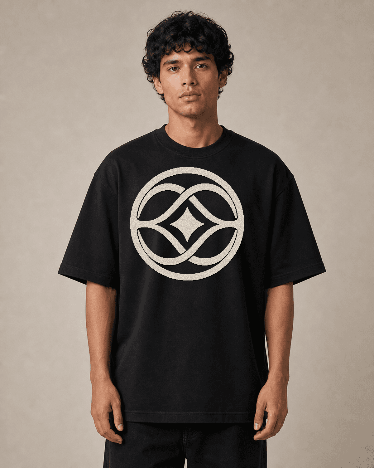 CELESTIAL Oversized Faded Tee - Ink