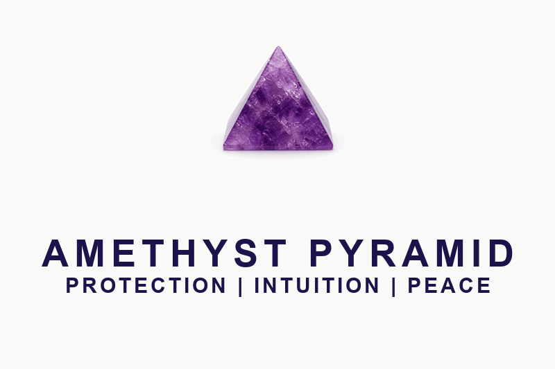 Amethyst Crystal Pyramid