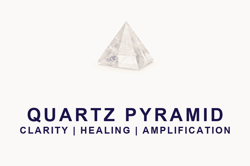 Clear Quartz Crystal Pyramid