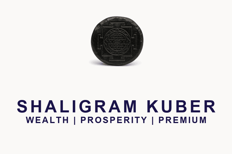 Premium Handmade Shaligram Kuber Yantra