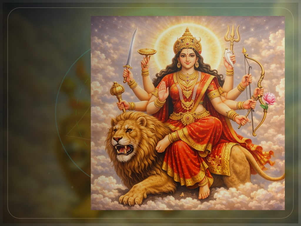 Durga, the invincible protector, for Maa Devi (Divine Mother)