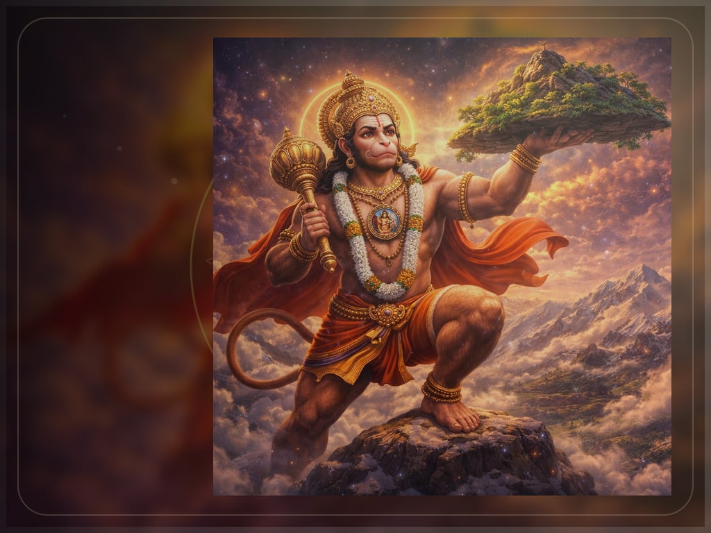 Bajrangbali, the one with a body strong as vajra, for Sankat Mochan Hanuman