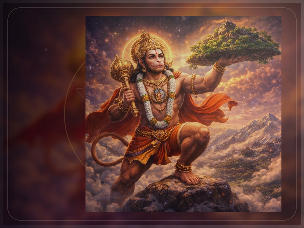 Pavanputra, son of the wind god, for Sankat Mochan Hanuman