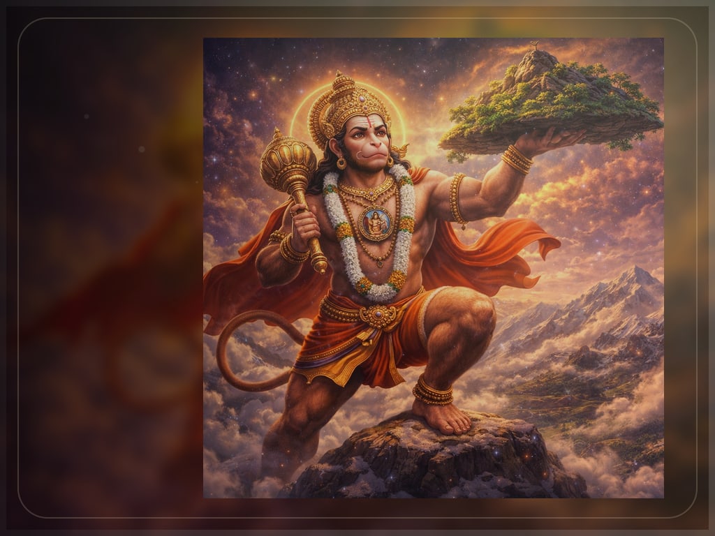 Sankat Mochan, remover of all troubles and dangers, for Sankat Mochan Hanuman