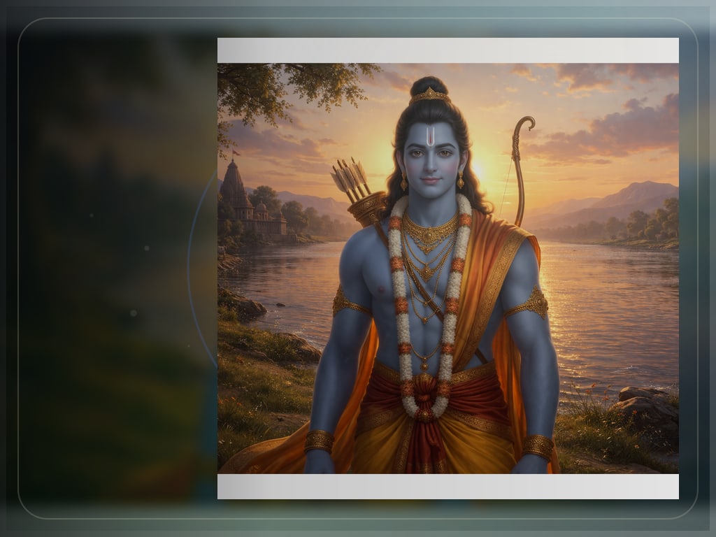 Maryada Purushottam, the ideal man of supreme conduct, for Maryada Purushottam Ram