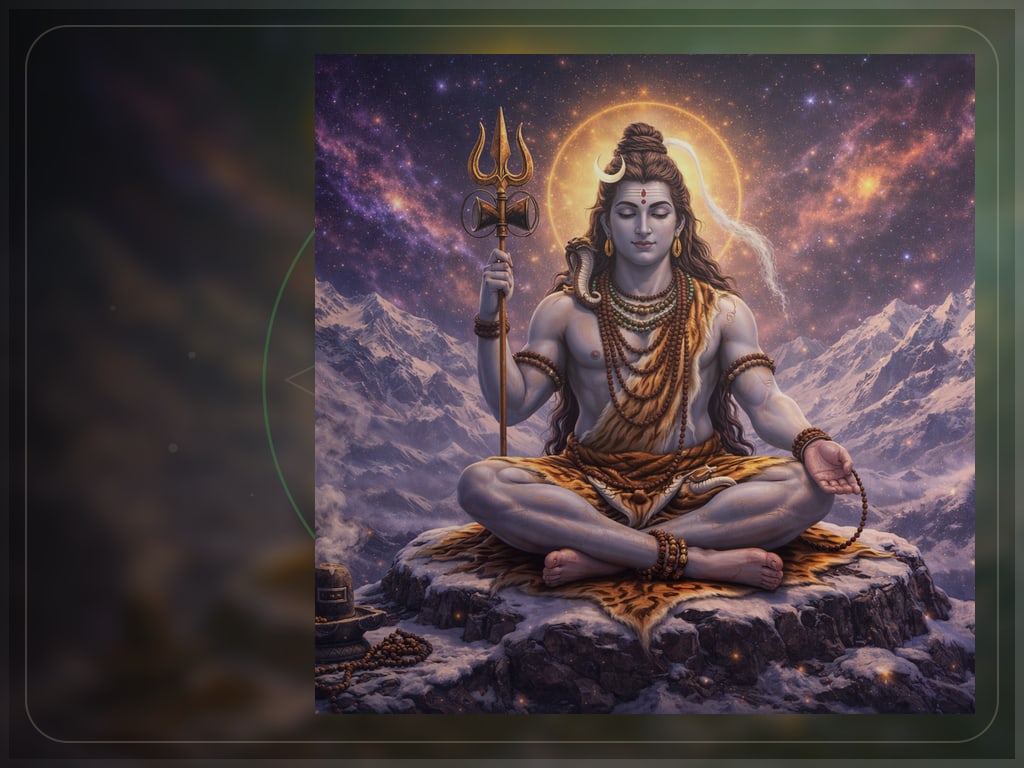 Nataraja, cosmic dancer of creation and destruction, for Bhagwan Shiva