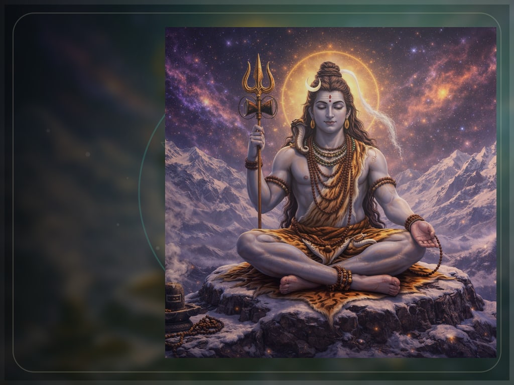 Neelkanth, the blue-throated protector of the universe, for Bhagwan Shiva